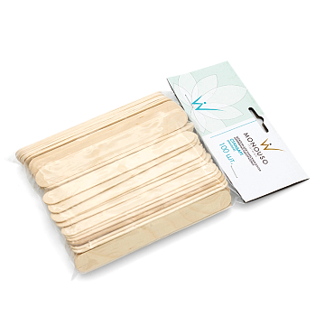 Шпатель деревянный WHITE LINE 100 шт Шпатель деревянный WHITE LINE 100 шт